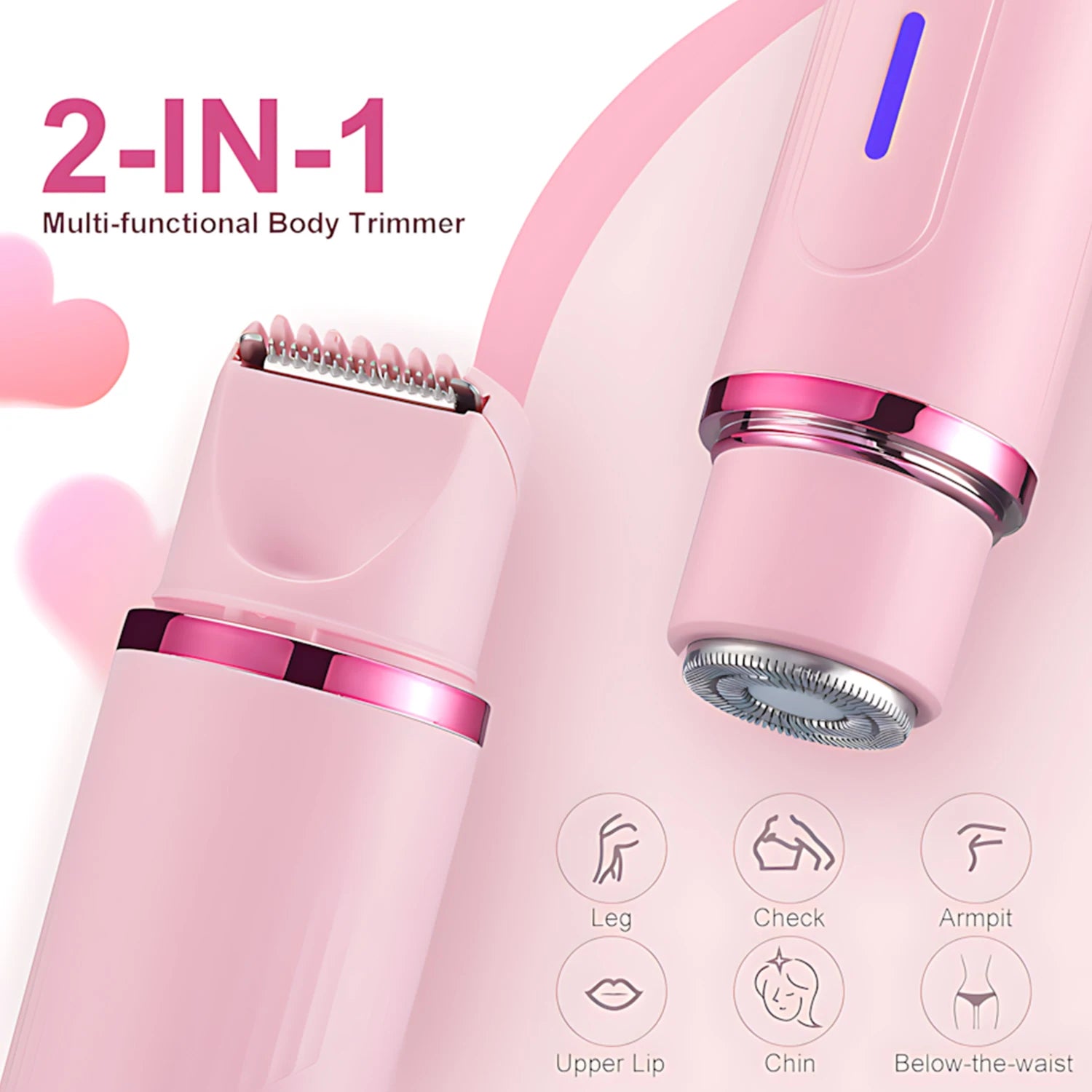 Dual-Head Body Groomer Pro