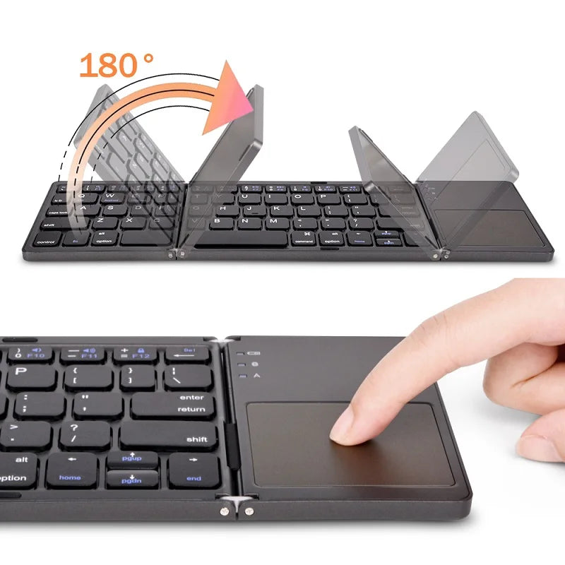Foldable Travel Keyboard Pro with Touchpad