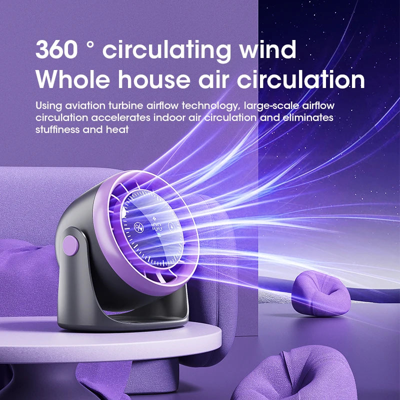 BreezePro Touch Mini Desk Fan