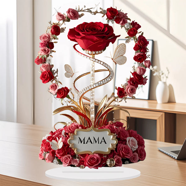 Heartfelt Forever Rose Desk Keepsake