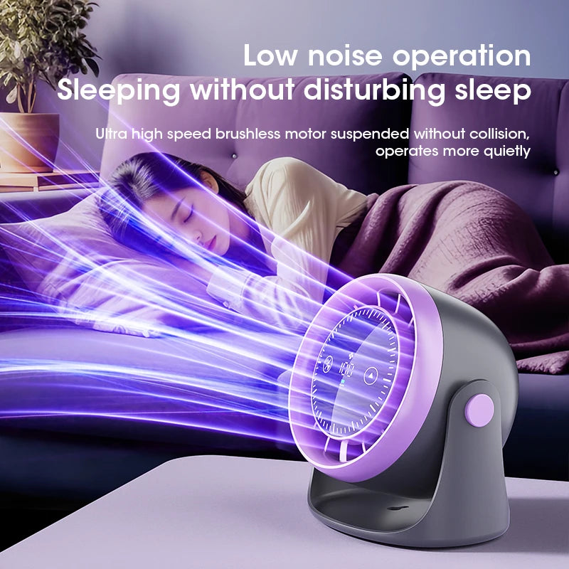 BreezePro Touch Mini Desk Fan