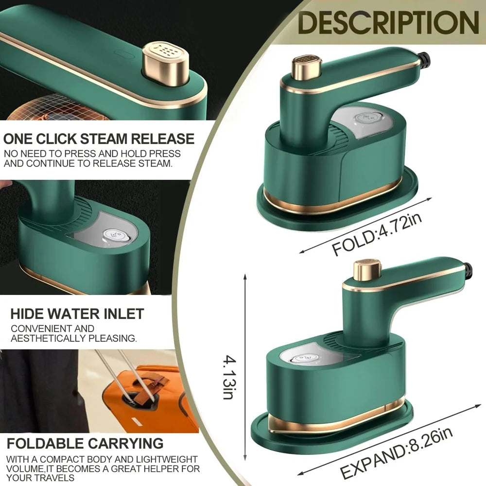Handheld QuickSteam Travel Garment Steamer